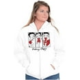 thumbnail image 4 of Betty Boop Feeling Sassy Cartoon Zip Hoodie Sweatshirt Women Brisco Brands S, 4 of 5