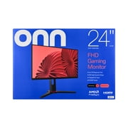 onn 24 FHD (1920 x 1080p) 180hz 1ms FreeSync Gaming Monitor with HDMI and DP Cables, Black