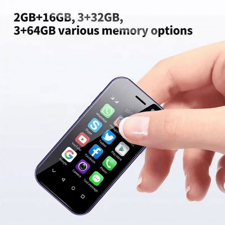 SOYES XS14 Pro 3.0 Inch 4G Mini Smartphone Android 9 Dual SIM Face