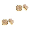 thumbnail image 3 of Sonducket Pendientes de tuerca, joyería elegante, regalos, estilo Simple, elegante, brillante, pendientes de tuerca para mujer, adorno de vestir para tipo 5 2piezas Sonducket CBP374555, 3 of 5