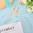 thumbnail image 4 of 20Pcs 2 Colors Alloy Open Back Bezel Big Pendants For DIY UV Resin Epoxy Resin Pressed Flower Jewelry Rectangle Mixed Color 60.5x14x1.5mm Hole: 4x2mm 10pcs/color, 4 of 7