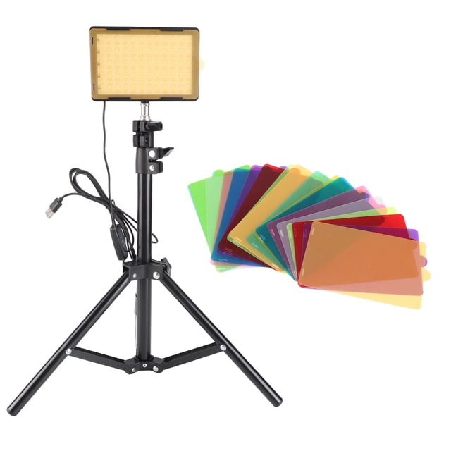 Kit de iluminación fotográfica con 2 luces LED de vídeo multiusos USB para videoconferencias y transmisión en vivo.