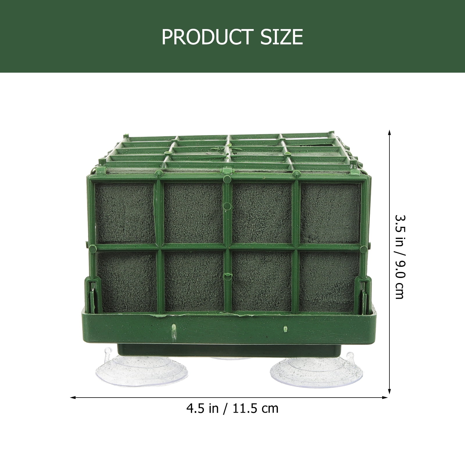 Flower Cage Artificial Blocks Arrangement Holder Mud Square