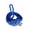 Blue, variant on Challenger Western Nylon Braided 8 Ft. Roping Knotted Barrel Reins Black 60708