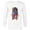 White, variant on Marvel Ms. Marvel Kamala Khan Mural Art - Long Sleeve T-Shirt for Men - Customized-White