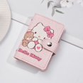 thumbnail image 3 of Tarjetero de dibujos animados lindo Hello KT para mujer, elegante, de nicho, Hello Kitty, de gran capacidad, compacto y práctico, delgado, 3 of 4
