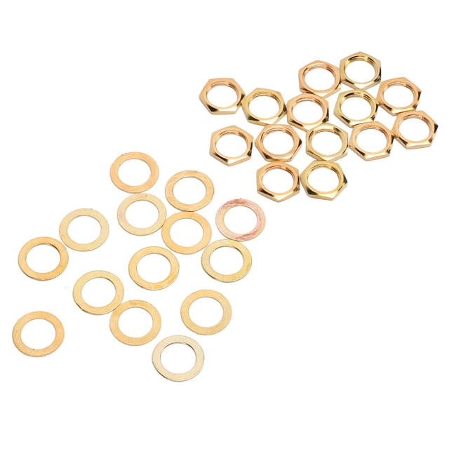 Jack Socket Nuts Washers,G3/8 Female Thread Nuts Guitar Jack Washer Female Thread Nuts Compact and Lightweight