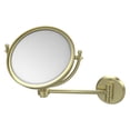 thumbnail image 2 of 8-in Wall Mounted Make-Up Mirror 2X Magnification in Satin Nickel, 2 of 2