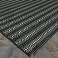 thumbnail image 4 of Couristan Afuera Beachcomber 2' x 11' Onyx Striped Nautical Outdoor Rug, 4 of 10