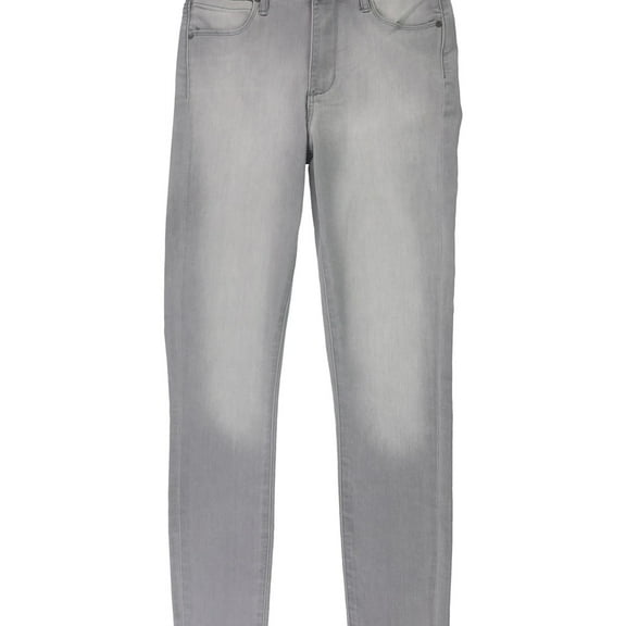 Articles of Society Womens Heather Raw Hem Stretch Jeans, Grey, 26