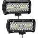 thumbnail image 1 of 2PCS 7 Inch LED Work Light 120W Spotlight 12V/24V Car Work Light 6000K 15000LM Fog Light, 1 of 5