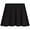 Black, variant on Sweet Hearts Girls' Skater Skirt - High Waist Stretch Crepe Uniform Skirt: Made in USA (Sizes: 5-18)