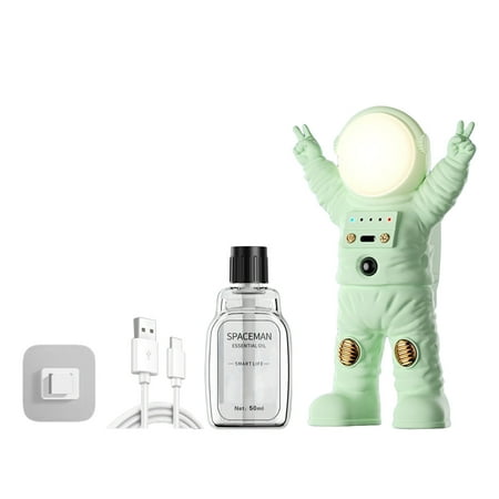 

Cool Mist Humidifiers for Bedroom Baby Quiet Air Humidifier Astronaut Aromatherapy Diffuser With LED Niht Liht. Desktop Wall Mounted Automatic Induction For Office Car Home 50ml