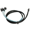 thumbnail image 3 of Cable SAS de clavija, cable SAS SFF‑8654‑4 Cable SATA Mini SAS Accesorios de computadora Aspecto llamativo, 3 of 8
