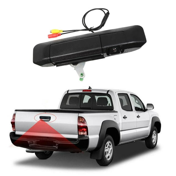 CCD car trunk handle reverse backup camera night vision suitable for Toyota Tacoma 05-15-