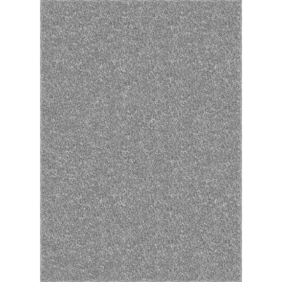 Mainstays 5' x 7' Gray Microfiber Plush Shag Area Rug – Soft, Durable Indoor Rug for Living Room, Bedroom, or Dining Room