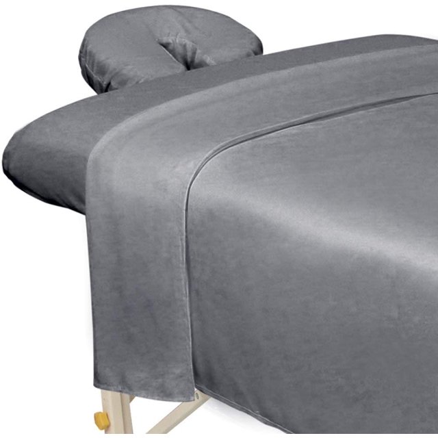 Ensemble de Draps 3 Pcs en Microfibre Premium Blanc