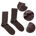 thumbnail image 3 of 5 pares de calcetines de lana para hombre, calcetines gruesos y cálidos, calcetines de lana suave para senderismo, calcetines casuales para hombre, 3 of 5