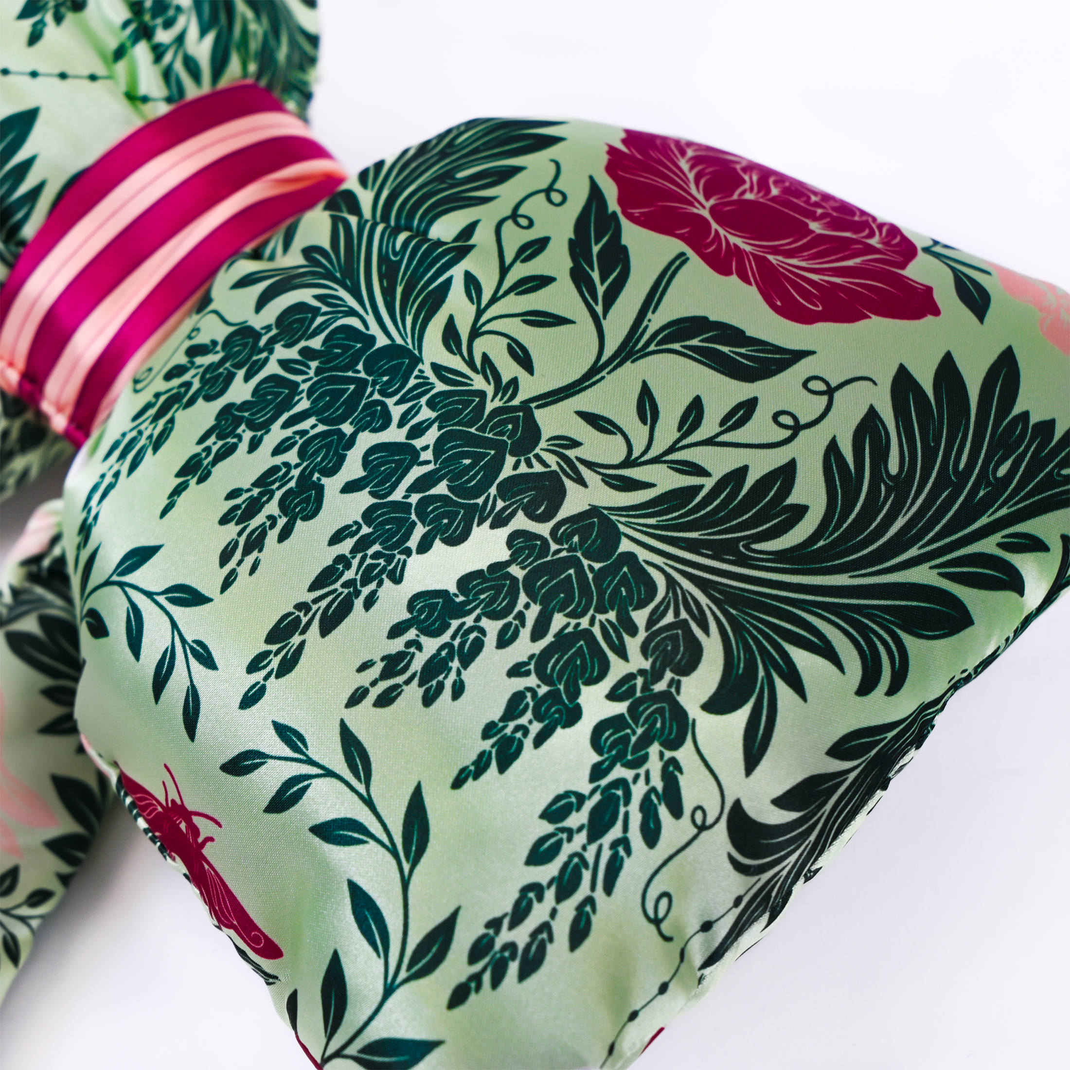 Bridgerton, Satin Bow Pillow 14" X 14", Bow to Impresston