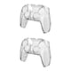 thumbnail image 1 of Cubierta protectora ultrafina Methold para controlador de PS5 Transparente, 1 of 6