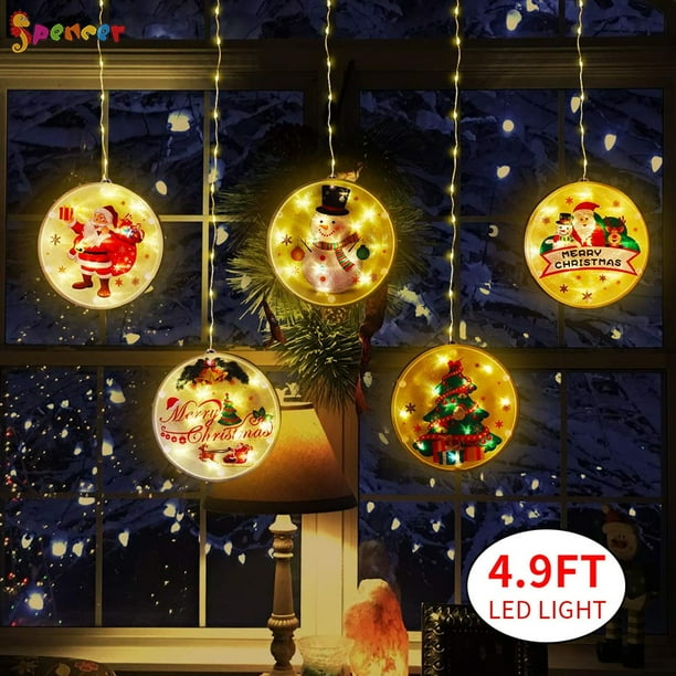 Spencer 3D Christmas String Hanging Lights LED Decorative Novelty