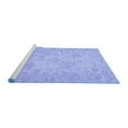 thumbnail image 2 of Ahgly Company Machine Washable Indoor Rectangle Persian Blue Traditional Area Rugs, 6' x 9', 2 of 4