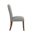 thumbnail image 5 of Cterwk 2 Pack Fabric Seat Side Chair with Wood Frame, Armless Dining Chair for Dining Room, Living Room, 5 of 7