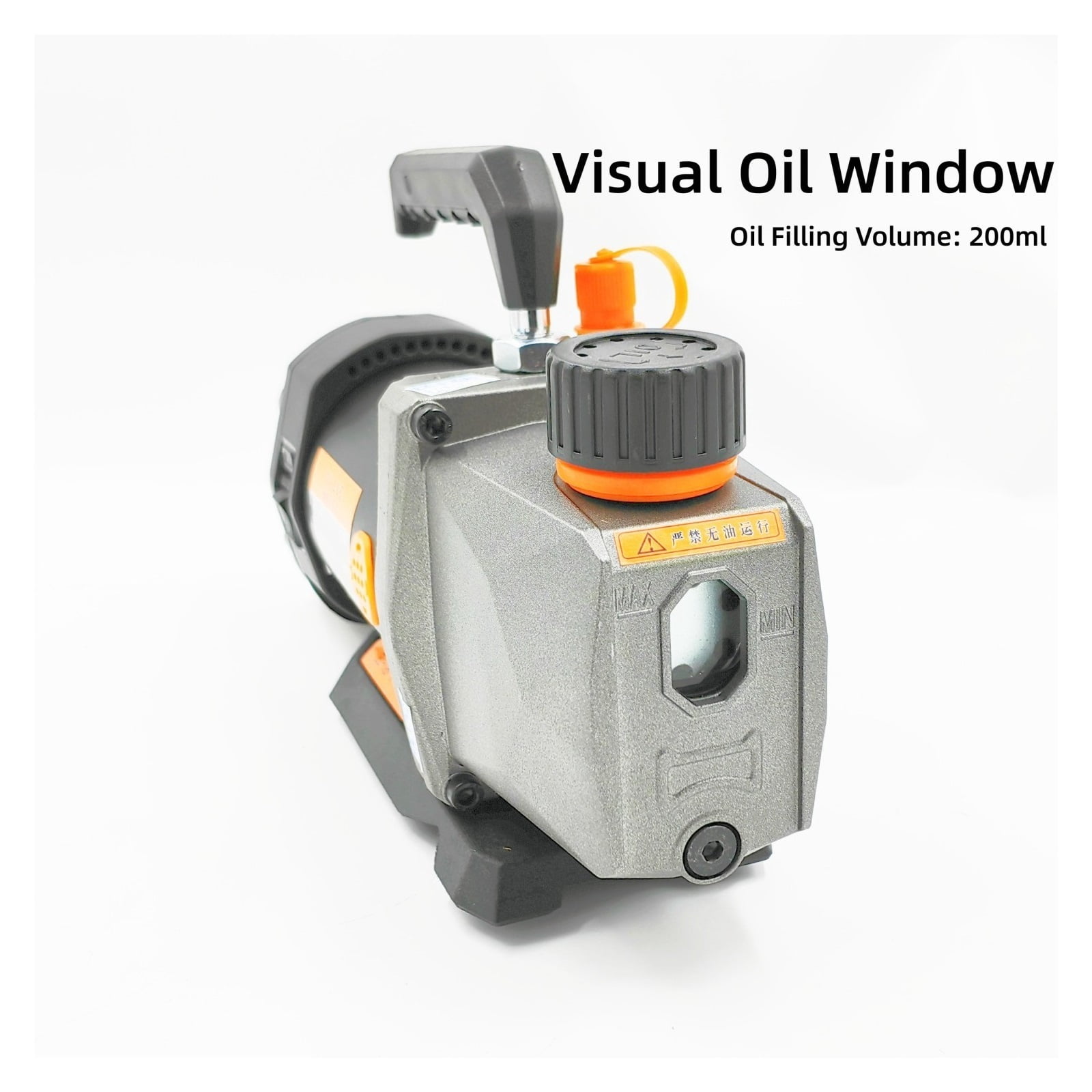 18V Lithium Battery Vacuum Pump 5Pa 80W 2.5CFM 1/4 Air Inlet Refrigeration For Car Household Air Conditioning For 18V Battery ,Outstanding Oil Inlet System