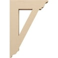 thumbnail image 3 of Ekena Millwork 5 1/2"W x 24"D x 36"H Traditional Traditional Rough Cedar Woodgrain TimberThane Bracket, Primed Tan, 3 of 6
