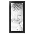thumbnail image 2 of ArtToFrames 18" x 43" Majestic Black Picture Frame, 18x43 inch Black Wood Poster Frame (WOM-5120), 2 of 7
