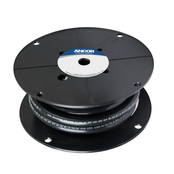 Ancor Tinned Copper Battery Cable, 3/0 AWG (81mm²) - Black - 50 [118005]