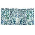 thumbnail image 7 of Yayeee Kitchen Curtains Tier Set of 2 Light Filtering 57"x36" Over Sink Window Panels, Beautiful Leaves Pattern, 7 of 7