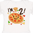 thumbnail image 4 of Inktastic Im Two Pizza Birthday Party Boys or Girls Long Sleeve Baby Bodysuit, 4 of 5