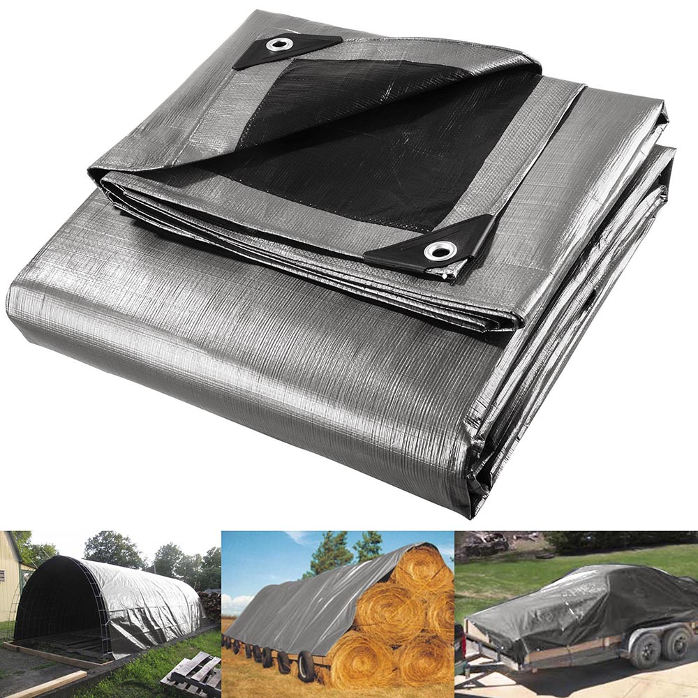 8m x 12m Heavy Duty Multipurpose Tarpaulin Waterproof Cover Tarp Ground Camping
