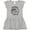 AC-Heather Grey, variant on Inktastic Summer Vacation Mode Myrtle Beach South Carolina Girls Toddler Dress