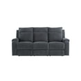 thumbnail image 4 of Sofa (Motion) - Slate Blue Chenille Vietnam, 4 of 4