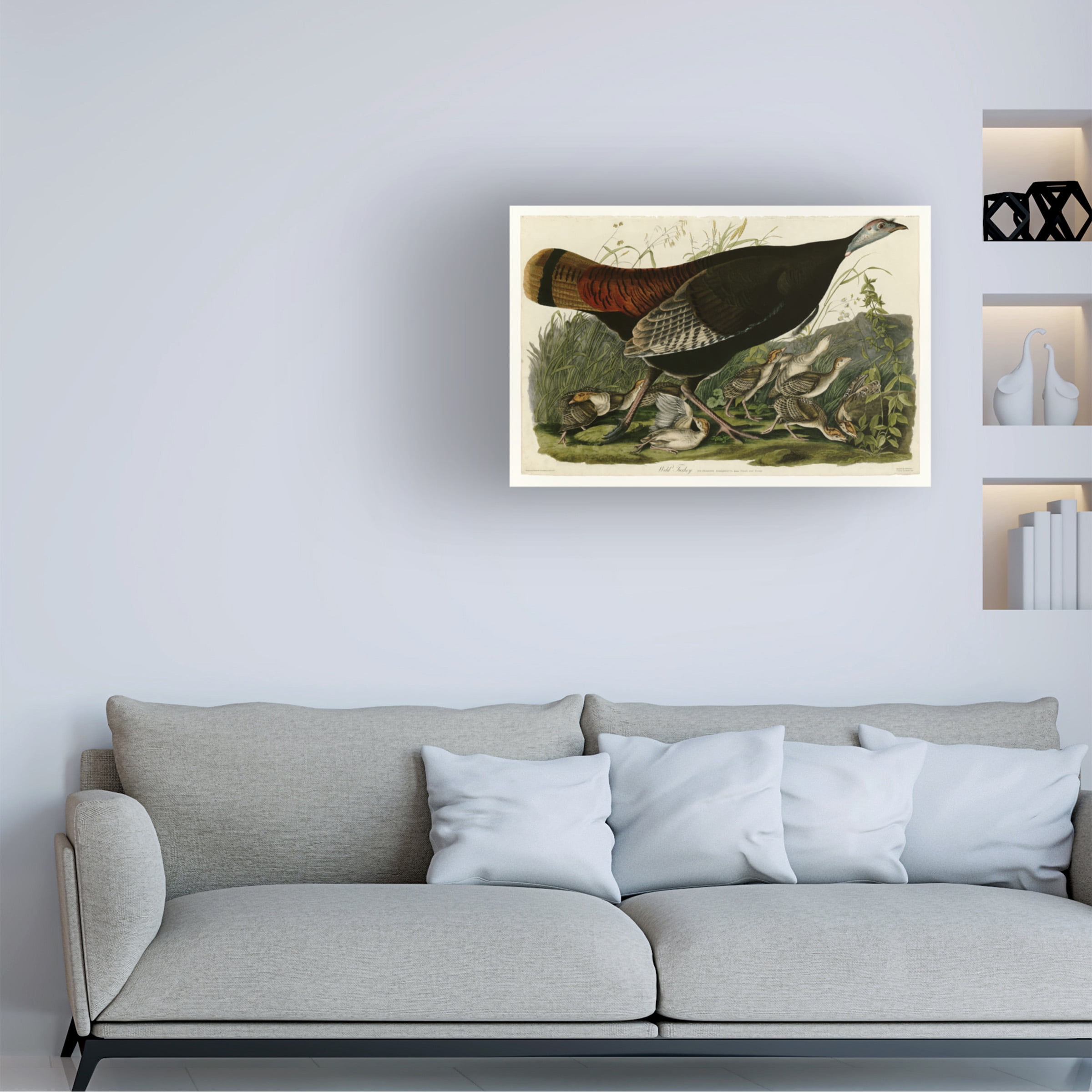 Audubon 'Wild Turkeyplate 6' Canvas Art