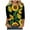 Black, variant on Ichuanyi Womens Tops Summer Womens Fashion O-Neck Casual Three Quarter Sunflower Print Tops T-shirt Blouse