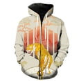 thumbnail image 3 of Sudadera con capucha y cremallera con estampado 3D de dibujos animados de tigre para hombre, ropa de calle, sudaderas de hip hop, sudaderas casuales de moda para niños, sudaderas de gran tamaño, 3 of 5