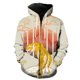 thumbnail image 3 of Sudadera con capucha y cremallera con estampado 3D de dibujos animados de tigre para hombre, ropa de calle, sudaderas de hip hop, sudaderas casuales de moda para niños, sudaderas de gran tamaño, 3 of 5