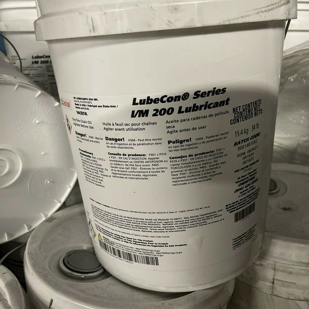 Castrol LubeCon I/M 200 Dry Film Conveyor Lubricant 5 Gallon Pail