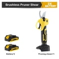 1500W 30mm Brushless Electric Pruner Shear Cordless Rechargeable Fruit ...