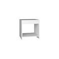 thumbnail image 2 of 16.5" Tall Bedroom Nightstand - Affordable And Practical White Finish Minimalist Design Color, 2 of 4