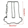 thumbnail image 3 of 1× Engine Valve Cover Gasket For Opel Astra G H Combo C Corsa D Meriva A Tigra B, 3 of 5