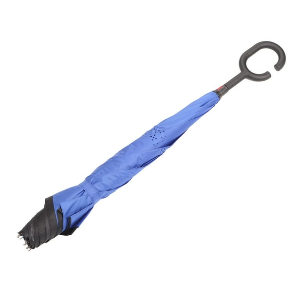 Paraguas Invertidas, Goma De Acero Al Revés, A Resistir El Viento, C Con Forma Para Viajar