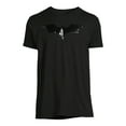 thumbnail image 5 of Batman Men's and Big Men's Graphic Tee Shirt Tonal Batman Logo, Sizes S-3XL, 5 of 5