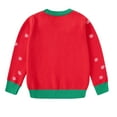 thumbnail image 3 of Aideaone Toddler Ugly Christmas Sweater Girls Xmas Boys Sequin Knit Pullover Tacky Kids Holiday Tops 2-6 Years, 3 of 7