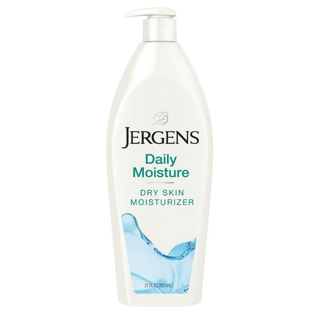 Jergens Hand and Body Lotion, Daily Moisture Dry Skin Moisturizing Body Lotion, 21 Oz