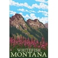 thumbnail image 4 of Whitefish, Montana, Fireweed and Mountains (1000 Piece Puzzle, Size 19x27, Challenging Jigsaw Puzzle for Adults and Family, Made in USA), 4 of 4