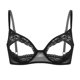 thumbnail image 3 of Sujetadores abiertos exóticos para mujer, lencería negra transparente de encaje, Bralette con abertura en el pezón, sujetador sin forro, Top, ropa de dormir Sexy, 3 of 5